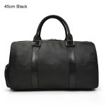 Sac Week End Cuir Véritable Vintage Unisexe