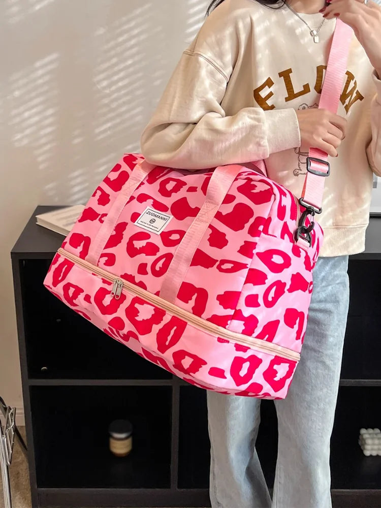 Sac Week End Femme Duffle Léger Imprimé