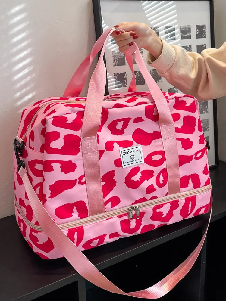 Sac Week End Femme Duffle Léger Imprimé