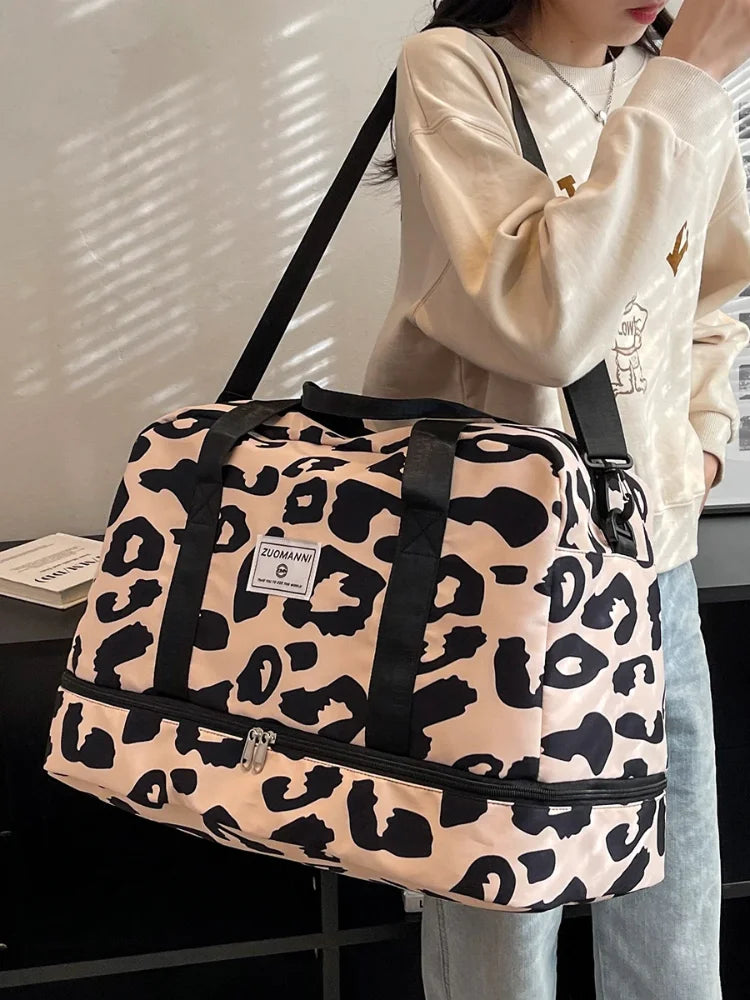 Sac Week End Femme Duffle Léger Imprimé