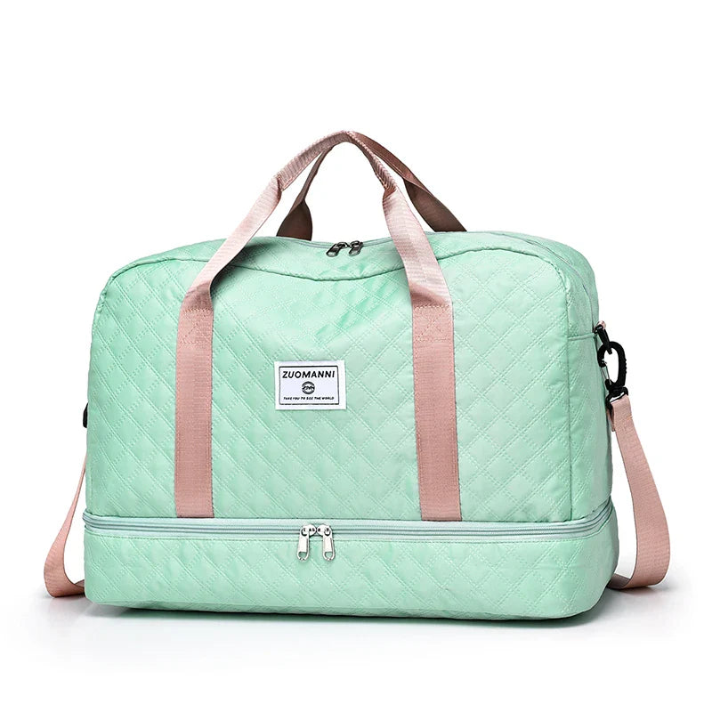 Sac Week End Souple Losange Nylon