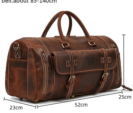 Sac Week End Cuir Fourre-tout Vintage Chaussures