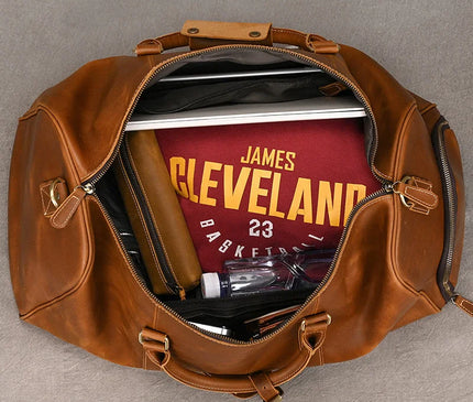 Sac Week End Homme Cuir Duffle Voyage