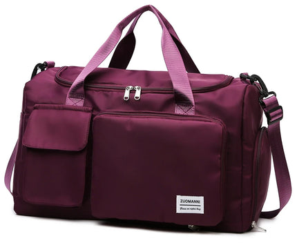 Sac Week End Nylon Polyvalent Compartiment Chaussures