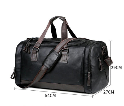 Sac Week End Duffle Cuir PU Souple