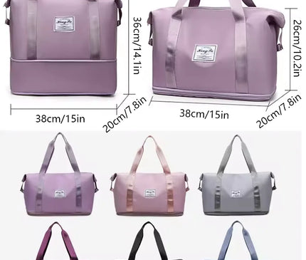 Sac Week End Femme Souple Imperméable Grande Capacité