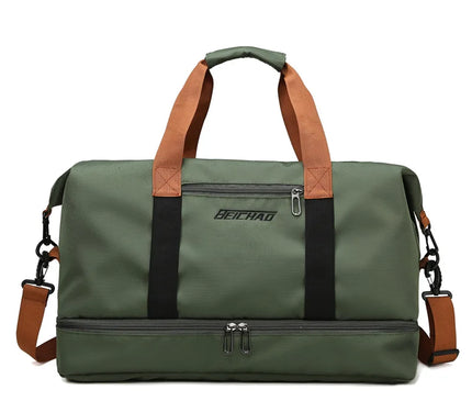 Sac Week End Nylon Sport Séparation Humide