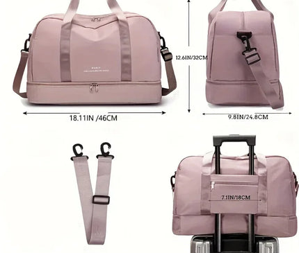 Sac Week End Duffle Nylon Polyvalent Femme