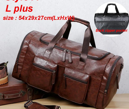 Sac Week End Duffle Cuir PU Souple