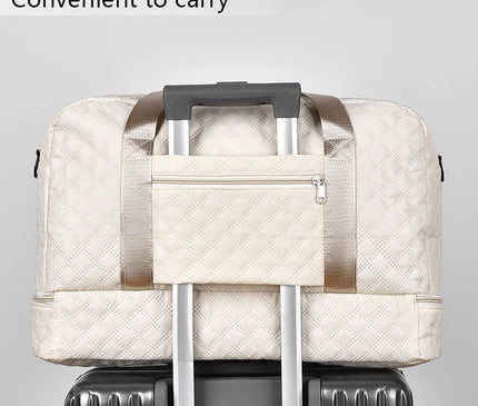 Sac Week End Souple Quilté Compartiment Inférieur