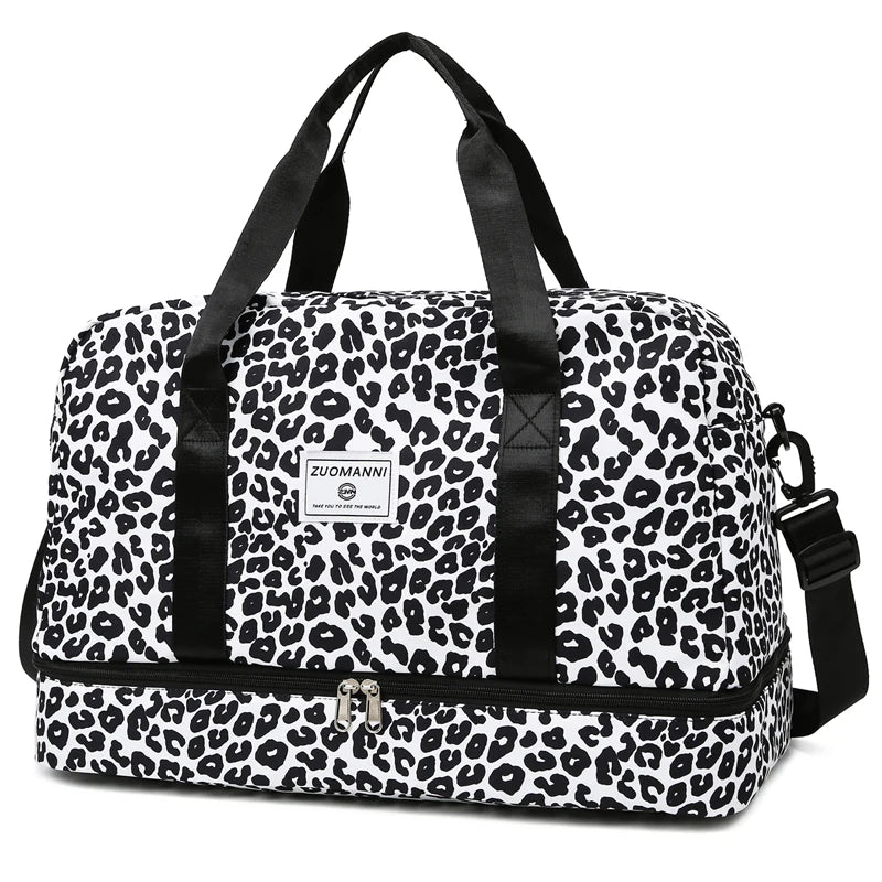 Sac Week End Femme Nylon Motif Animal