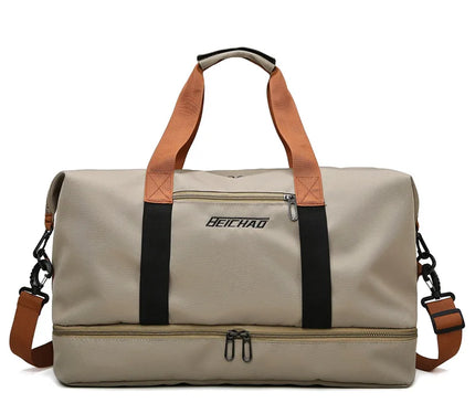 Sac Week End Sport Nylon Compartiment Humide/Sec