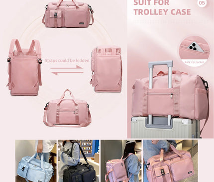 Sac Week End Sportif Séparation Valise