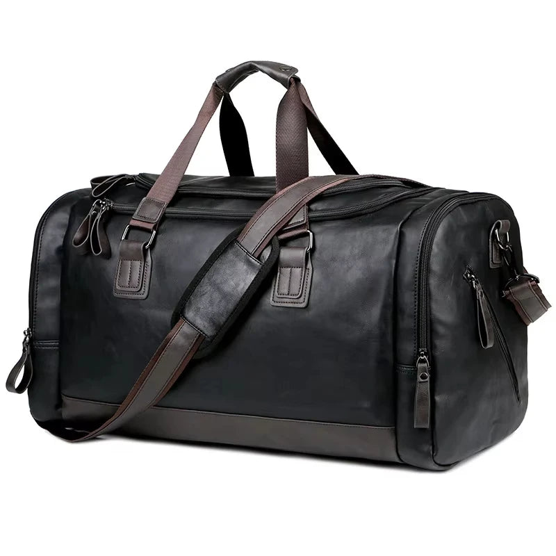 Sac Week End Duffle Cuir PU Souple