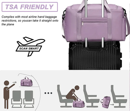 Sac Week End Souple Compartiment Chaussures