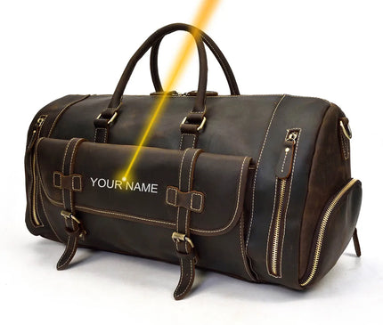 Sac Week End Cuir Homme Poche Chaussures