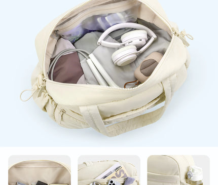 Sac Week End Souple Polyester Passant Valise