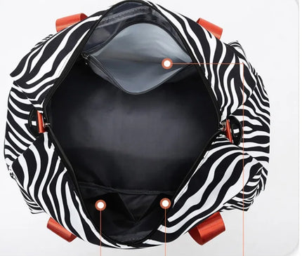 Sac Week End Femme Nylon Motif Animal