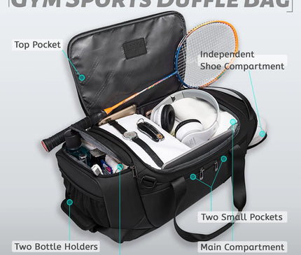 Sac Week End Homme Imperméable Compartiments