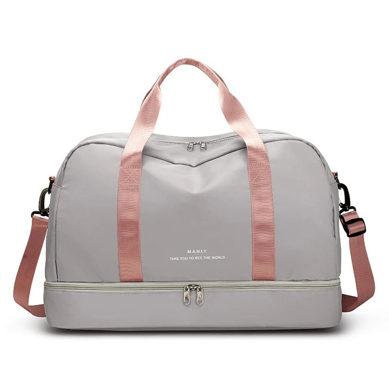 Sac Week End Duffle Nylon Polyvalent Femme