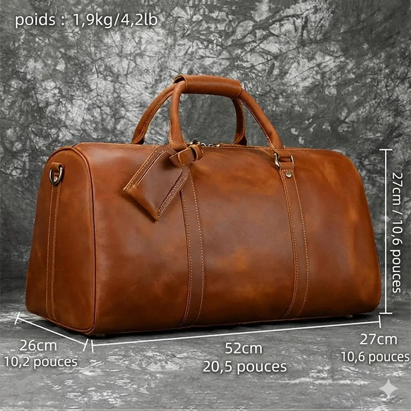 Sac Week End Authentique Masculin Polyvalent