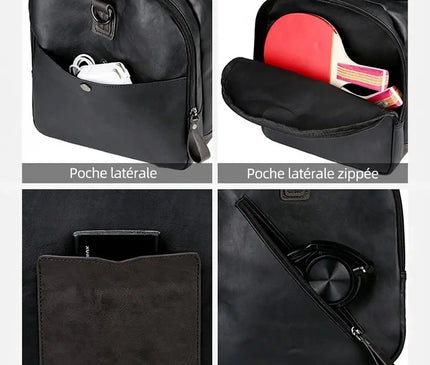 Sac Week End Duffle Cuir PU Souple