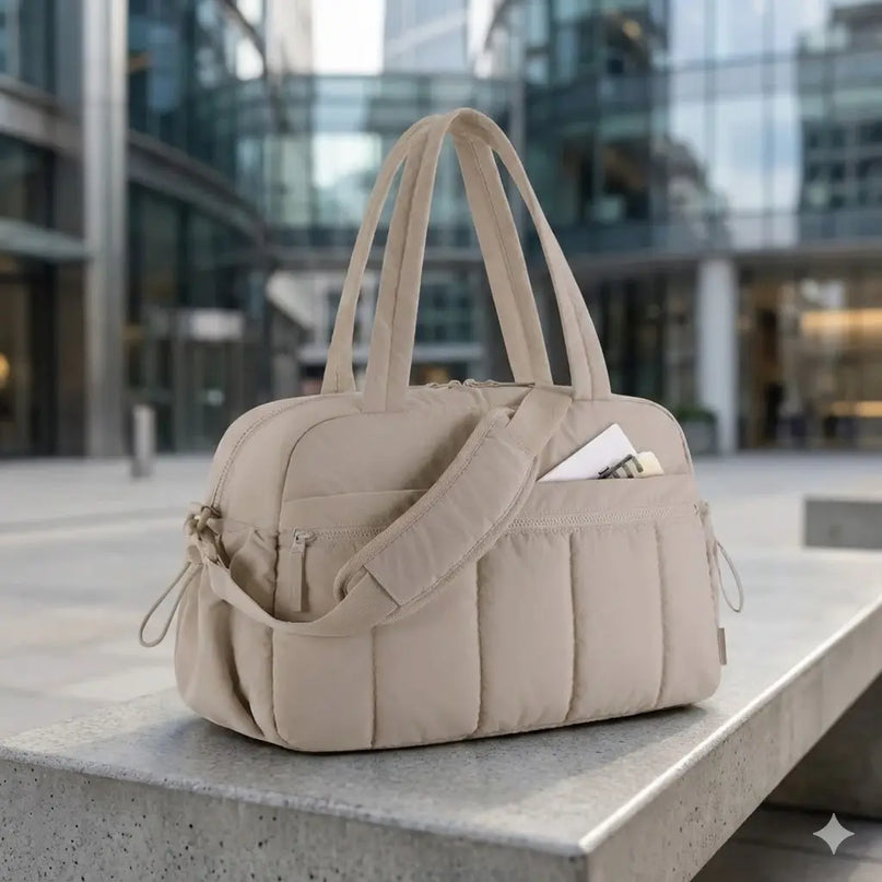 Sac Week End Souple Polyester Passant Valise