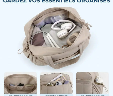 Sac Week End Souple Polyester Passant Valise