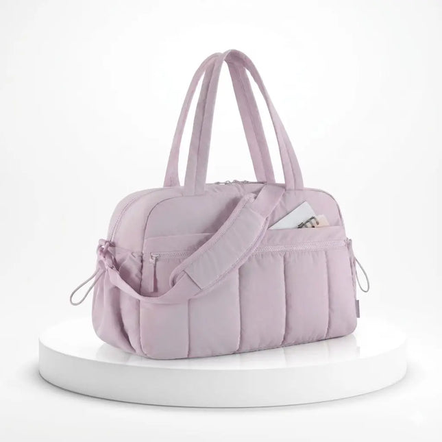 Sac Week End Matelassé Compartiment Humide