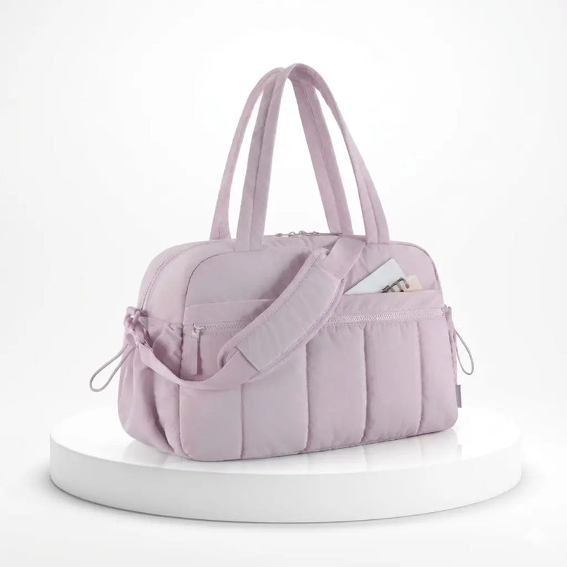 Sac Week End Matelassé Compartiment Humide