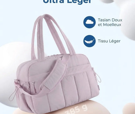 Sac Week End Matelassé Compartiment Humide